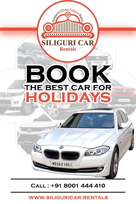 holiday car rental from siliguri