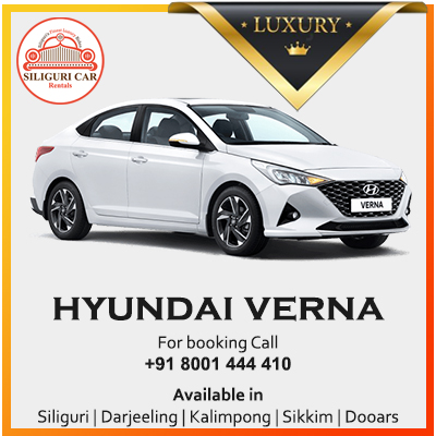 Hyundai Verna car rentals in siliguri