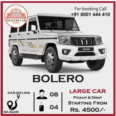 Siiguri to Darjeeling Bolero car rentals