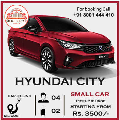 Siliguri to Darjeeling Honda City car rental