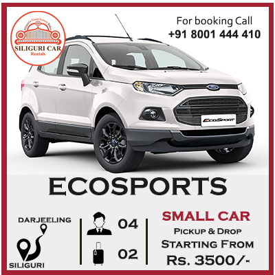 Siliguri to Darjeeling Ecosports car rental