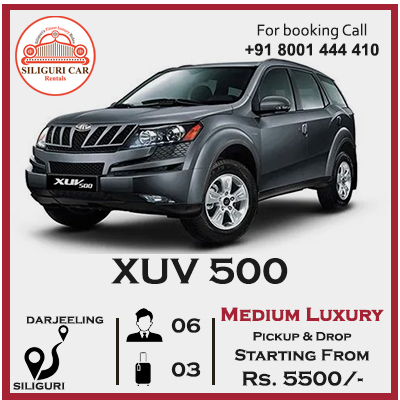 Siliguri to Darjeeling XUV 500 car rental