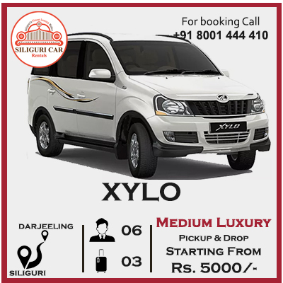 Siliguri to Darjeeling Xylo car rental