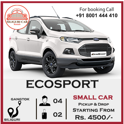 Siliguri to Gangtok Ecosport car rentals